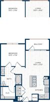 Aura Thirty2 Apartments A6.4 Floor Plan